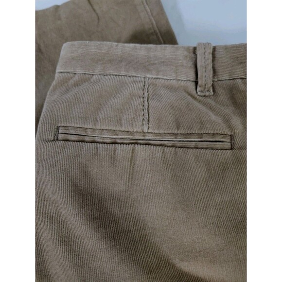 Loft Women's Camel Corduroy Pants Size 12 Wide Leg Marisa Ann Taylor - Picture 8 of 12